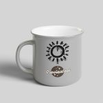 Graffiti Theme Ceramic Mug - Sun