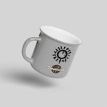 Graffiti Theme Ceramic Mug - Sun