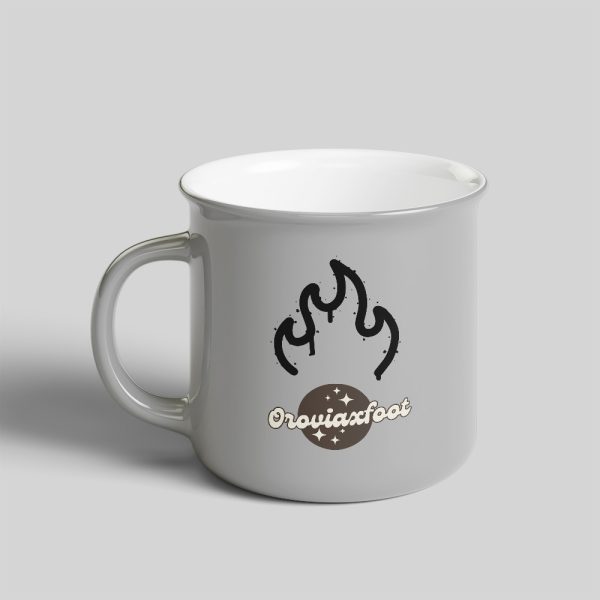 Graffiti Theme Ceramic Mug - Fire