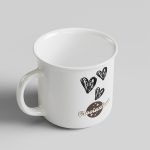 Hand-Painted Themed Mug - Love