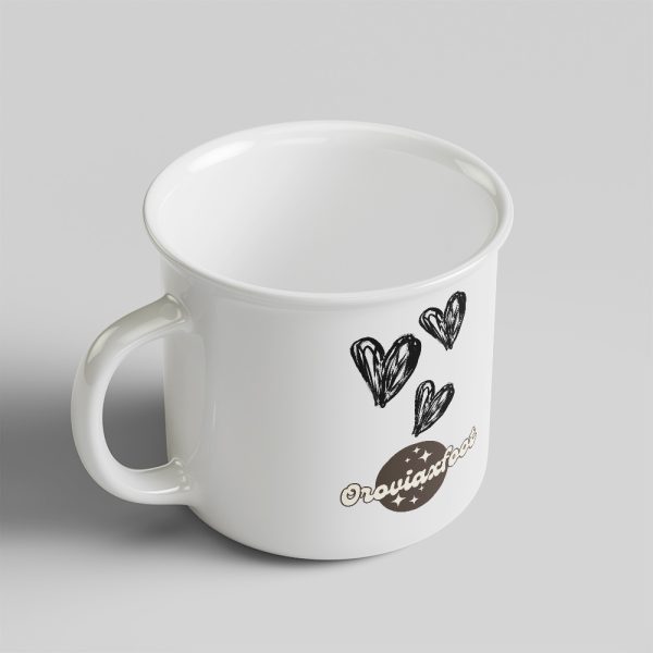 Hand-Painted Themed Mug - Love