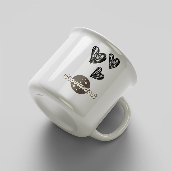 Hand-Painted Themed Mug - Love